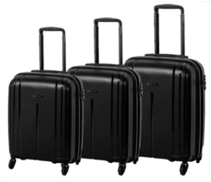 Cellini Qwest 4 Wheel 3 Piece Trolley Luggage Bag Set